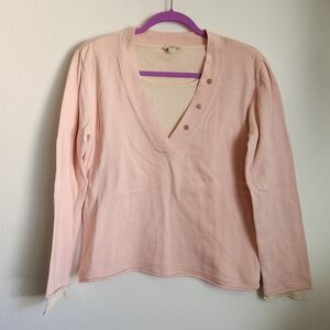 J. Jill Blush Pink Knit Top